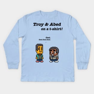 Troy and Abed · Community · TV show Kids Long Sleeve T-Shirt